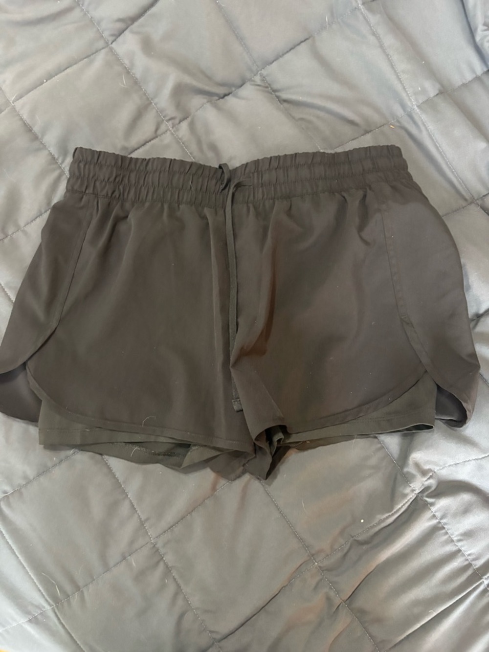 Velocity Black Athletic Drawstring Shorts
